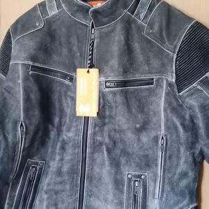 Men original leather jacket